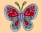 Dibujo Mandala mariposa pintado por Ana_SheiLa