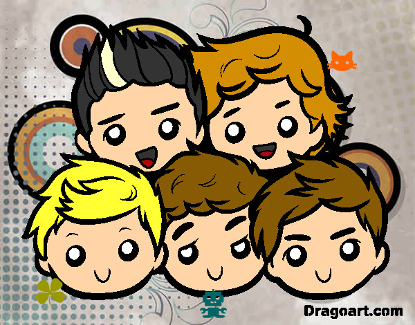 Dibujo One Direction 2 pintado por alydemalik