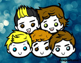 Dibujo One Direction 2 pintado por keyla_diaz