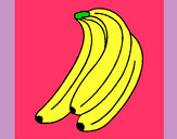 Dibujo Plátanos pintado por ione