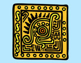 Dibujo Símbolo maya pintado por Manuel1216