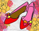 Dibujo Zapatos con lazos pintado por DULCESITHA