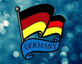 Dibujo Bandera de Alemania pintado por kevinator1