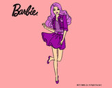 Dibujo Barbie informal pintado por amalia