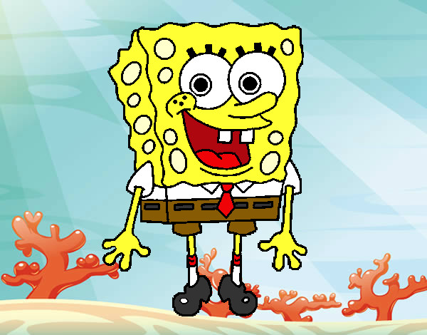 Bob Esponja alegre