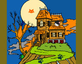 Dibujo Casa encantada pintado por macheli