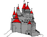 Dibujo Castillo medieval pintado por andyss