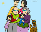 Dibujo Familia pintado por Miri2