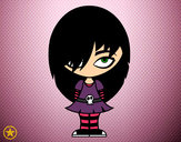 Dibujo Look Emo pintado por electra