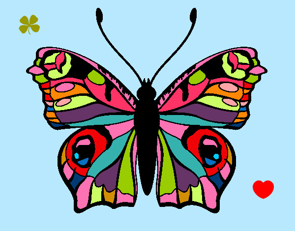Dibujo Mariposa 20 pintado por solsticio