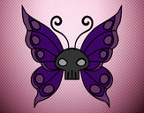 Dibujo Mariposa Emo pintado por caritoo397