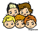Dibujo One Direction 2 pintado por michelita1