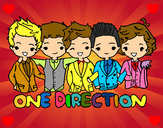 Dibujo One direction pintado por Diana1608