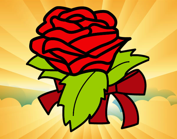 Dibujo Rosa, flor pintado por chilest