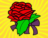 Dibujo Rosa, flor pintado por reiniz