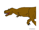 Dibujo Tiranosaurio rex pintado por aldotupapi