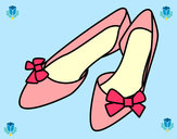 Dibujo Zapatos con lazos pintado por Miri2