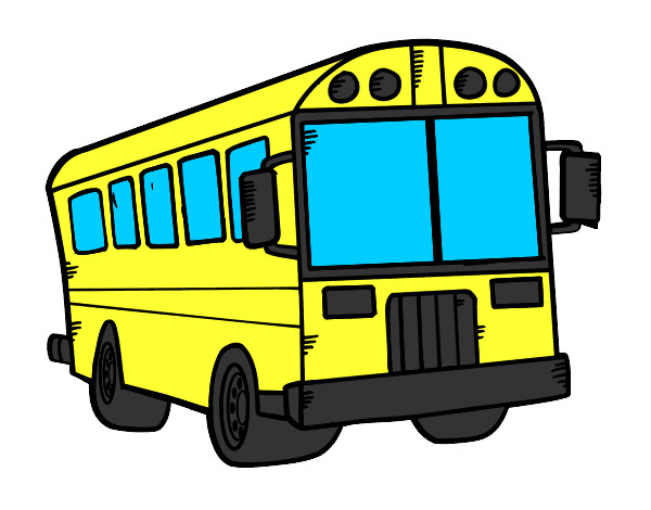 Dibujo Autobús del colegio pintado por alondra248