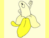 Dibujo Banana pintado por haidee