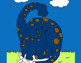 Dibujo Dinosaurios pintado por URIELST