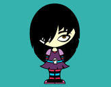 Dibujo Look Emo pintado por gemameg