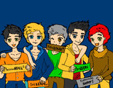 Dibujo Los chicos de One Direction pintado por miguel30