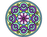 Dibujo Mandala 35 pintado por Aleibanez