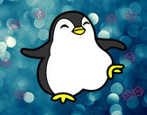 Dibujo Pingüino bailando pintado por alondra248