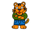Dibujo Tigre vestido pintado por jose2201