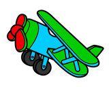 Dibujo Avión acrobático pintado por bryam