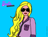 Dibujo Barbie con gafas de sol pintado por lulila29