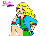 Dibujo Barbie súper guapa pintado por LuliTFM