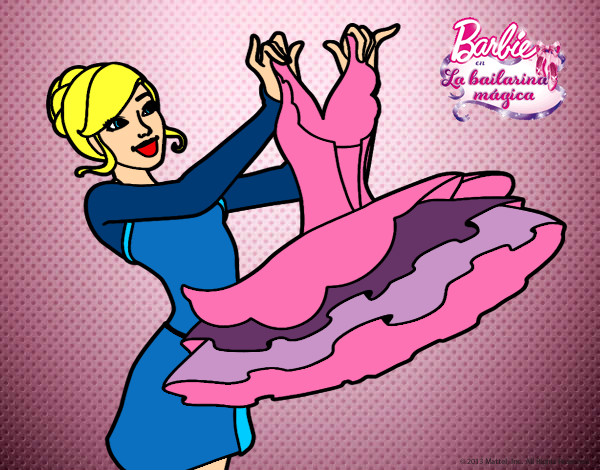 Barbie y su vestido de ballet