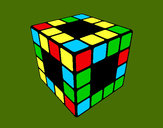 Dibujo Cubo de Rubik pintado por Anabella11