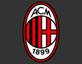 Dibujo Escudo del AC Milan pintado por Moreniitah