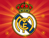 Dibujo Escudo del Real Madrid C.F. pintado por branex