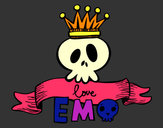 Dibujo Love Emo pintado por Moreniitah