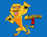 Dibujo Madagascar 2 Alex 1 pintado por cance