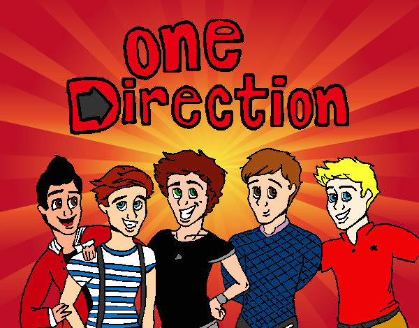 Dibujo One Direction 3 pintado por Hanielly
