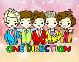 Dibujo One direction pintado por amyy