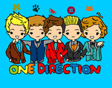 Dibujo One direction pintado por luisana5