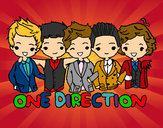 Dibujo One direction pintado por YarlinAnto