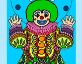 Dibujo Payaso disfrazado pintado por samantha02