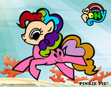 Dibujo Pinkie Pie pintado por luz77