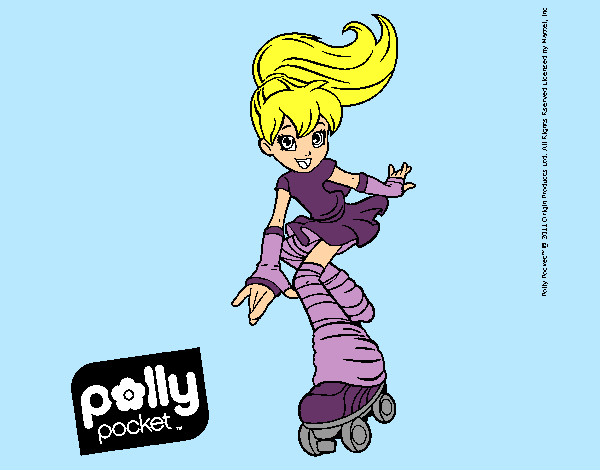 Dibujo Polly Pocket 1 pintado por espejo