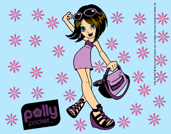 Dibujo Polly Pocket 12 pintado por espejo