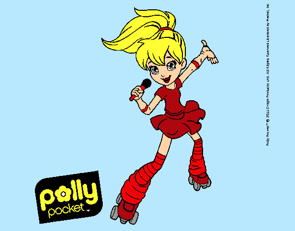 Dibujo Polly Pocket 2 pintado por espejo