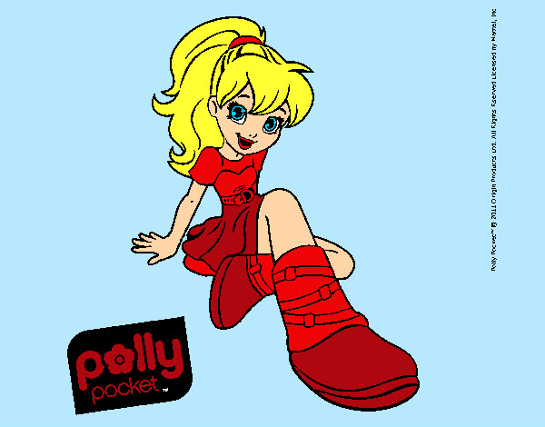Dibujo Polly Pocket 9 pintado por espejo