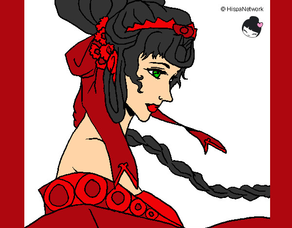 Dibujo Princesa china pintado por Carla3