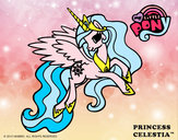 Dibujo Princess Celestia pintado por Anabella11